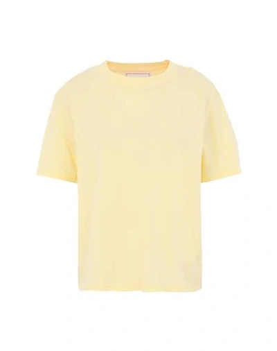 Jeanerica T-shirts In Yellow