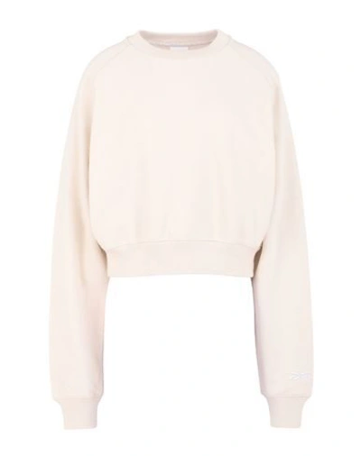 Victoria Beckham Cropped French Cotton-terry Sweatshirt In Ecru