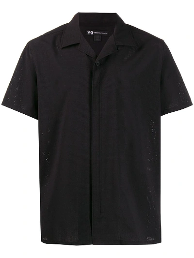 Y-3 Swim Resort Shortsleeved Shirt In Black