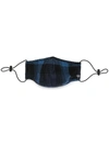 Mostly Heard Rarely Seen Check Print Face Mask In Black