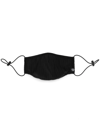 Mostly Heard Rarely Seen Pinstripe Face Mask In Black