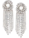 ALESSANDRA RICH FABA SPIRAL CRYSTAL CLIP-ON EARRINGS
