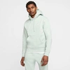 Nike Men's Sportswear Club Fleece Embroidered Hoodie In Green