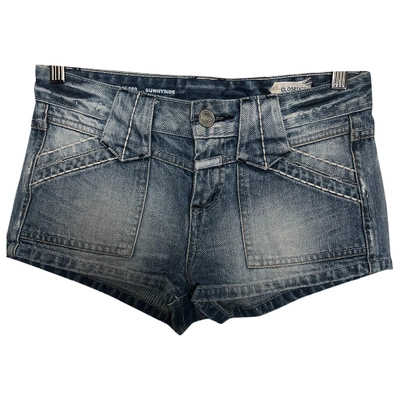 Pre-owned Closed Blue Denim - Jeans Shorts