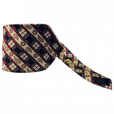 Pre-owned Harrods Silk Tie In Multicolour