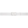 VALENTINO GARAVANI VALENTINO WHITE VALENTINO GARAVANI TONAL VLOGO BELT