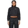 NIKE NIKE BLACK SPORTSWEAR SWOOSH JACKET