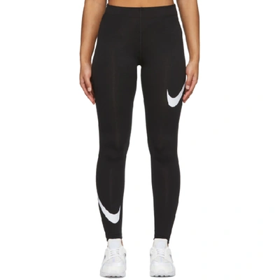 Nike Sportswear Legasee Swoosh Graphic Leggings In Black