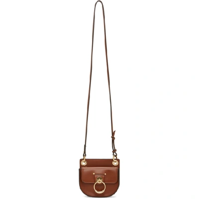 Chloé Brown Mini Tess Bag In 27s Sepia B