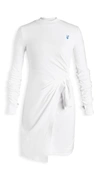 OFF-WHITE MARIACARLA WRAP DRESS