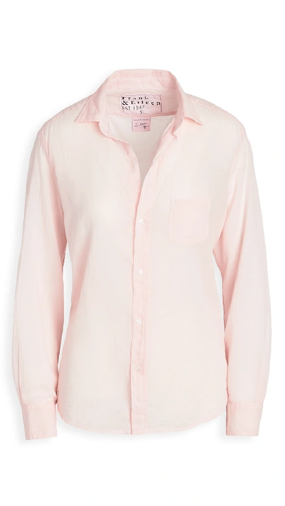 Frank & Eileen Women's Button Down Shirt In Soft Pink