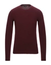 Drumohr Sweaters In Maroon