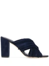 TOD'S FRINGED SUEDE SANDALS