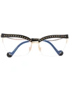 ANNA-KARIN KARLSSON HORN-RIMMED CAT-EYE GLASSES