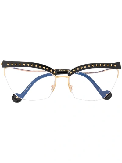 Anna-karin Karlsson Horn-rimmed Cat-eye Glasses In Black