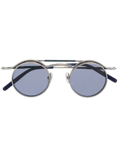 Matsuda 2903h Round-frame Sunglasses In Blue