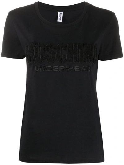 Moschino Underwear T恤 In Black