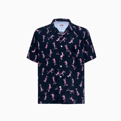 Lc23 Lc 23 Hawaiian Panther Shirt S-503 In Navy ModeSens