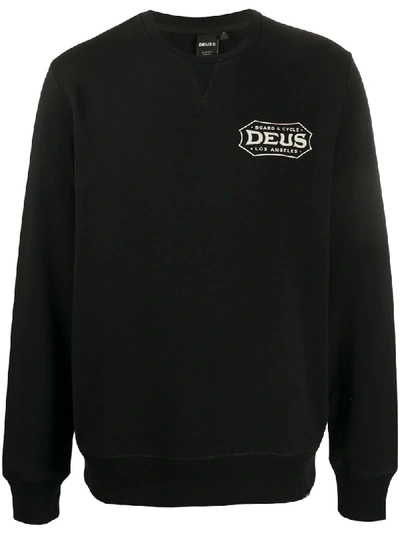 Deus Ex Machina Board & Cycle Sweatshirt In Black