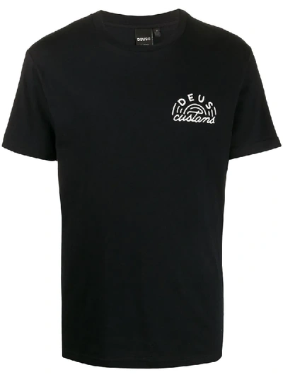 Deus Ex Machina Customs Round-neck T-shirt In Black