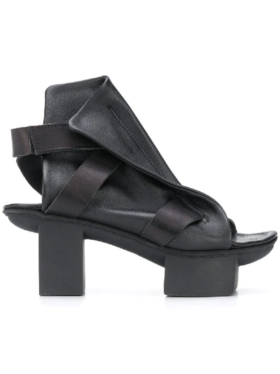 Trippen Turbo Block-heel Sandals In Black