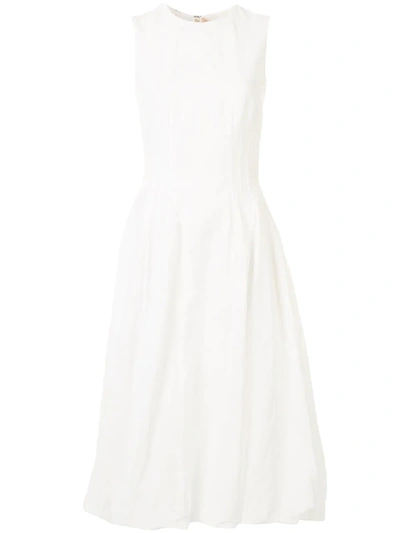 Brock Collection Gestuftes Kleid In White
