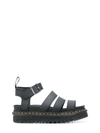 DR. MARTENS DR. MARTENS WOMEN'S BLACK LEATHER SANDALS,24235001 7