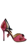 CHARLOTTE OLYMPIA CHARLOTTE OLYMPIA WOMEN'S PINK LEATHER SANDALS,MCBI39473 36.5