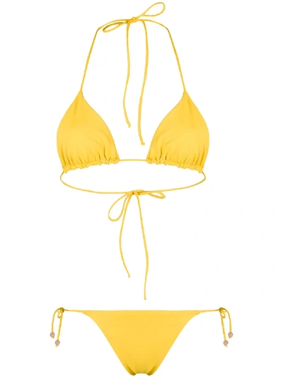 Tara Matthews Wendbarer Bikini In Yellow
