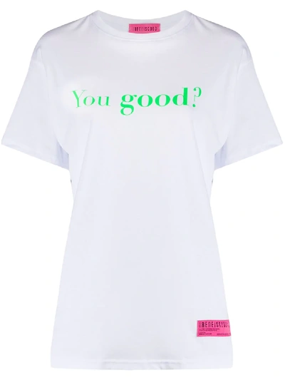 IRENEISGOOD YOU GOOD? PRINT RELAXED FIT T-SHIRT
