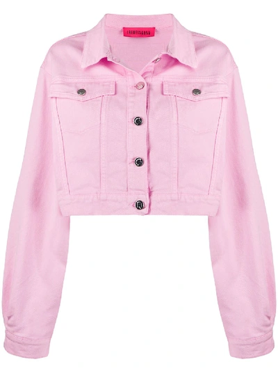 IRENEISGOOD CROPPED DOUBLE FLAP POCKET JACKET