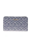 TOMMY HILFIGER ICONS WALLET IN BLUE AND WHITE