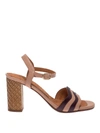 CHIE MIHARA BAOLA LEATHER SANDALS