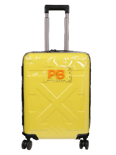 Off-white Trolley Arrow In Yellow Yellow