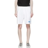 DSQUARED2 DSQUARED2 WHITE JERSEY LOGO SHORTS