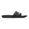 Nike Benassi Jdi Slippers In 090 Black/w