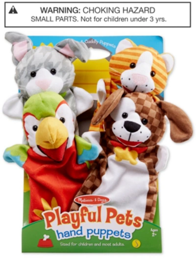 Melissa & Doug Kids'  Playful Pets Hand Puppets