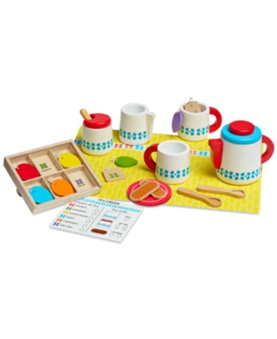 Melissa & Doug Wooden Steep & Serve Tea Set