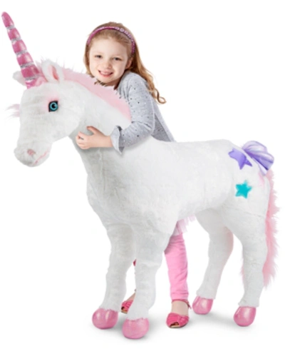 Melissa & Doug Plush Unicorn In White