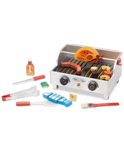Melissa & Doug Rotisserie & Grill Barbecue Set In Grey