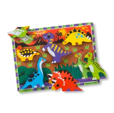 Melissa & Doug Dinosaurs Chunky Puzzle - Dinosaur Toy In No Color