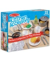 MELISSA & DOUG MELISSA & DOUG 22-PIECE PLAY KITCHEN ACCESSORIES SET