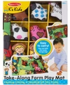 Melissa & Doug Take-along Farm Play Mat - Ages 6 Months+