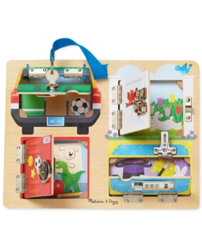 Melissa & Doug Kids' Locks & Latches Board In No Color