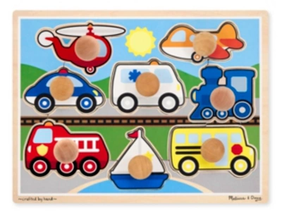 Melissa & Doug Kids' Vehicles Jumbo Knob Puzzle