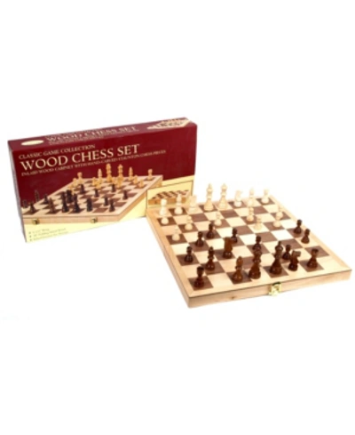 John N. Hansen Co. 18" Deluxe Folding Chess Set