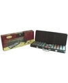 John N. Hansen Co. 500 Chip Poker Game Set In Black Aluminum Case