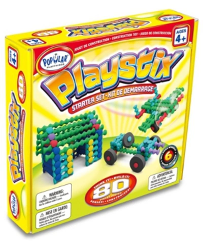 Popular Playthings Playstix Starter Set- 80 Piece