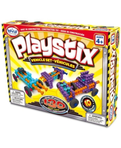 Popular Playthings Playstix Vehicles 130 Pieces Set