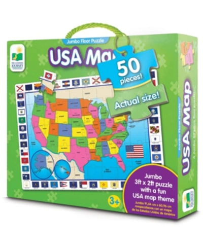 The Learning Journey Usa Map Jumbo Floor Puzzle- 50 Piece